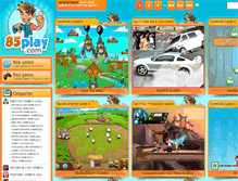 Tablet Screenshot of 85play.com